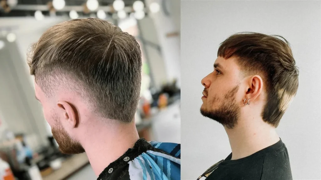 What Is a Burst Fade Mullet Straight Hair Style?