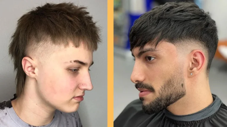 burst fade mullet straight hair