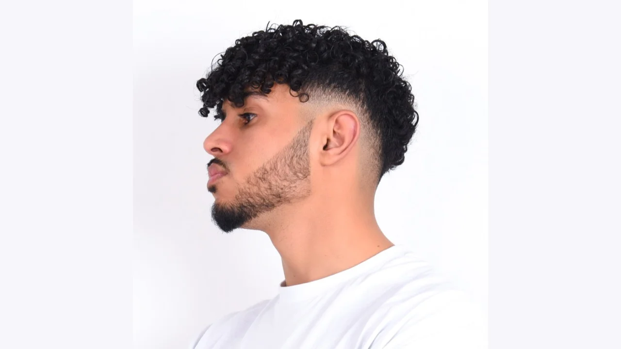 curly burst fade