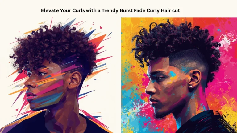 Elevate Your Curls with a Trendy Burst Fade Curly Hair cut