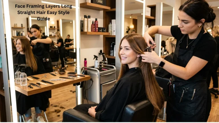 Face Framing Layers Long Straight Hair Easy Style Guide