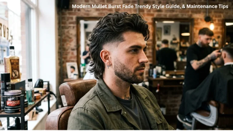 Modern Mullet Burst Fade Trendy Style Guide, & Maintenance Tips
