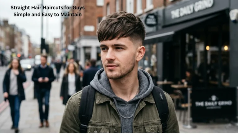 Straight Hair Haircuts for Guys Simple and Easy to Maintain